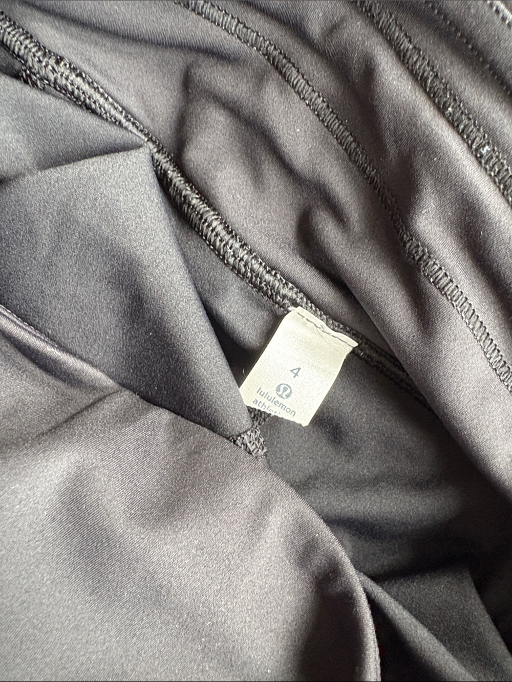 Lululemon Athletica Black Run/Train Athletic Shorts - Picture 4 of 8